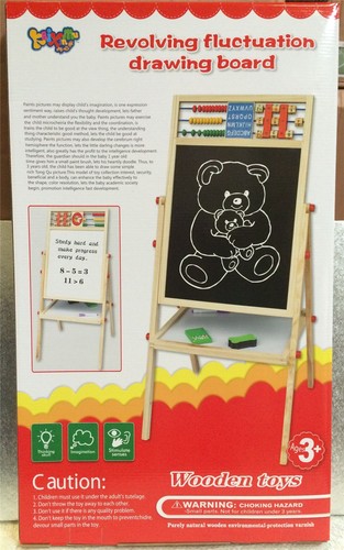 Wooden standing easel - wooden,