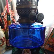 Vintage Vivid Blue Glass Font