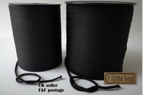 Black rope strong - rope, soft