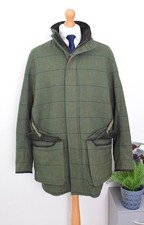 MUSTO Technical Stretch Tweed Hunting Jacket £595 Size XL 42/44 Windowpane 52/54