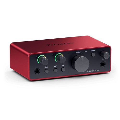 Focusrite scarlett solo 4th - focusrite,