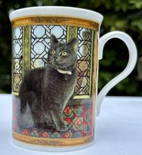 Ivory Cats, 1998 Lesley Anne Ivory Fine Bone China Mug By Crown Trent,England