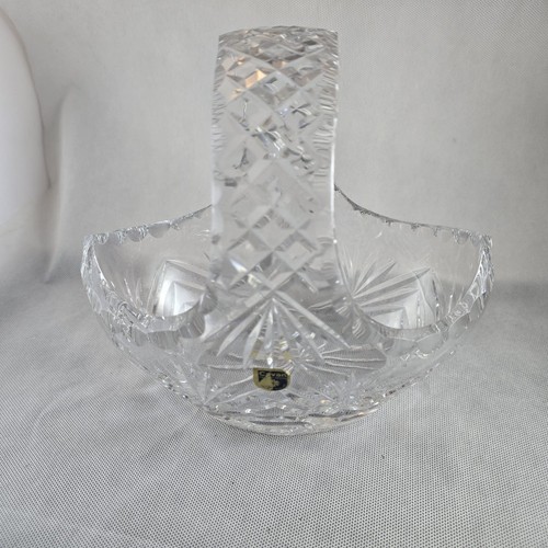 Cavan ireland crystal basket - ireland,