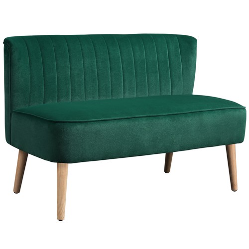 Homcom 117cm loveseat sofa - 117cm,