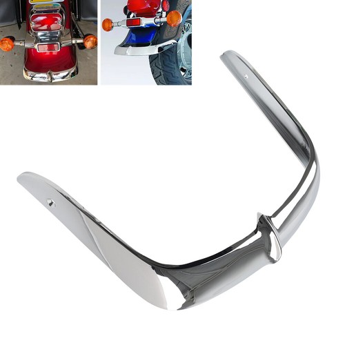 Rear mudguard tip chrome - mudguard, for
