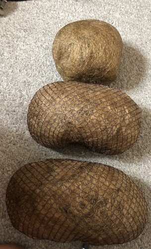 Hair padding chignon brown - chignon, for