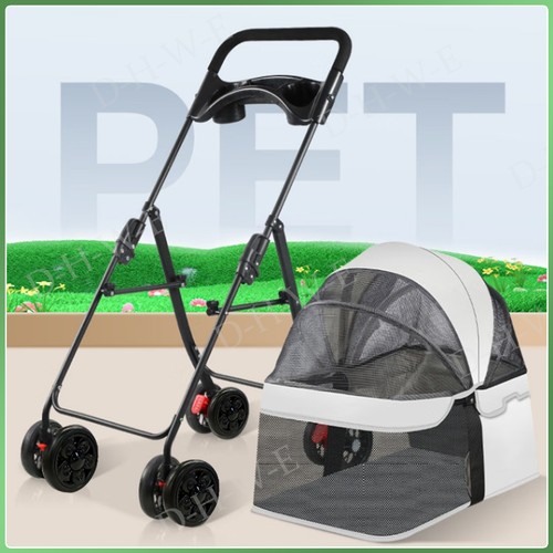 Dog stroller pet - pram, 4