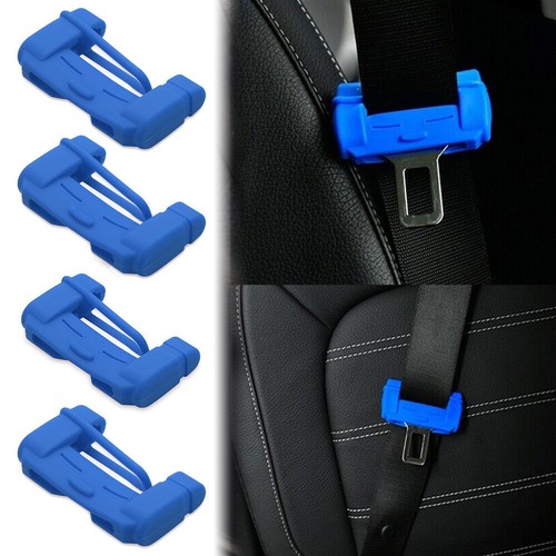 4pcs blue car seat belt - seat,