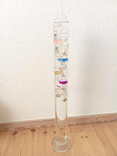 Large 56cm tall glass galileo