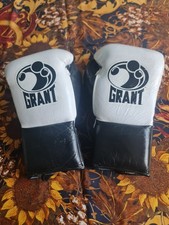 AUTHENTIC Grant championship professional boxing gloves 10oz custom - OG - USED