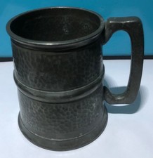 Antique Denton Pewter Tankard 1Pint