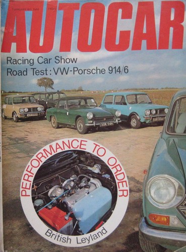 Autocar magazine 1971 - autocar,