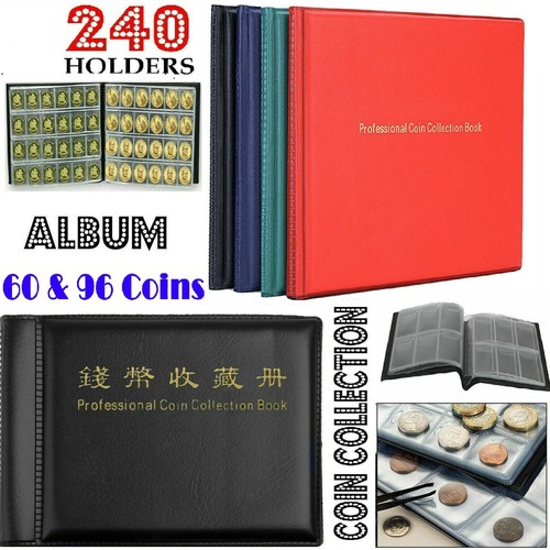 240 album coin book coins - book,