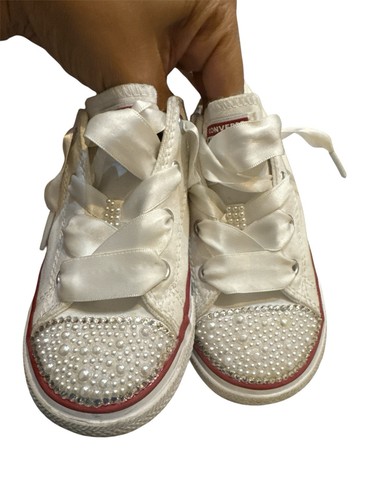 Converse white customized - white,