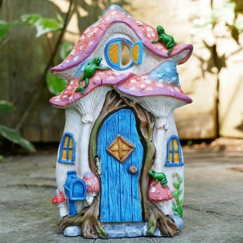 Garden tree fairy house with - house,