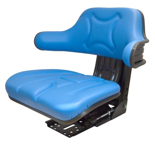 Suspension tractor seat blue - tractor,