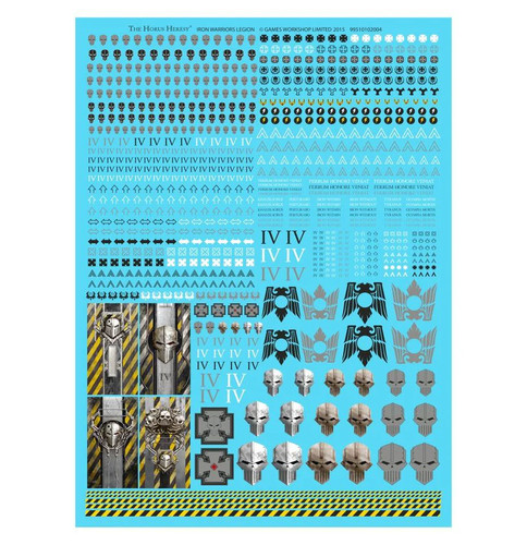 Iron warriors transfer sheet - warriors,