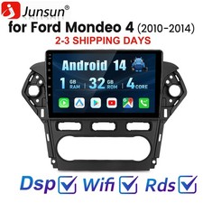 Android 14 Car Stereo Radio GPS Sat Nav For Ford Mondeo MK4 2010-2014 BT CarPlay