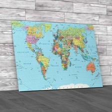 World Map High Detail Original