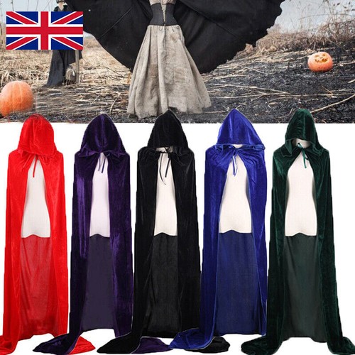 Adult velvet hooded robe - adult,