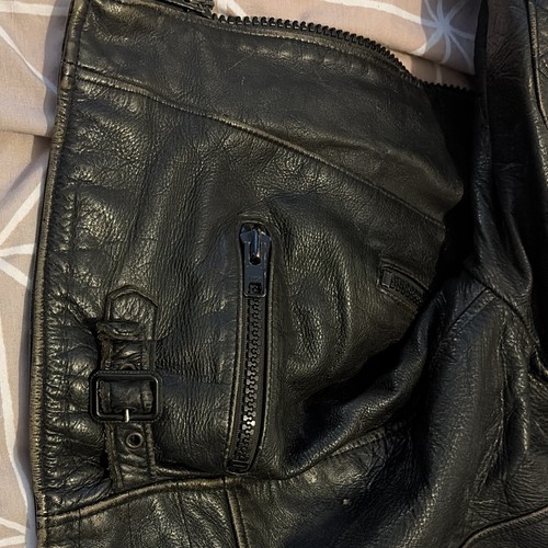 Wolf leather jacket - wolf,