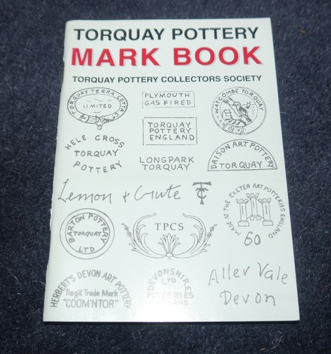 Torquay pottery mark book - pottery,