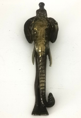 Rare vintage brass elephant - brass,