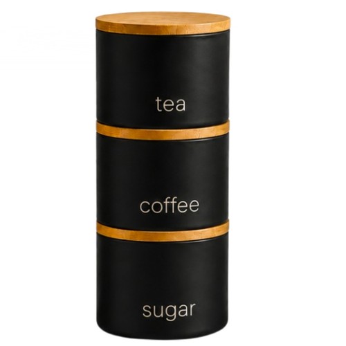 Piece jar with wooden lid - 3,