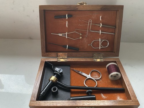 Vintage fly tying kit - vintage,