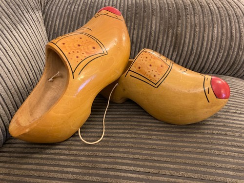 Vintage dutch wooden shoes - dutch,