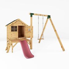 Wooden Snug Playhouse for kids with Tower & Activity Set