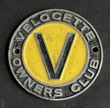 VELOCETTE OWNERS CLUB VINTAGE