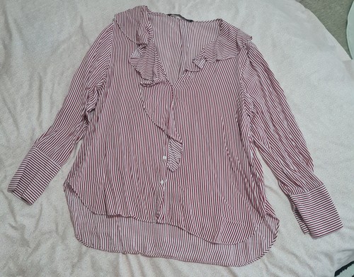 Zara basic red white - zara,