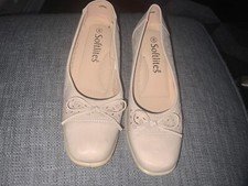 SOFTLITES LADIES BEIGE SLIP ON