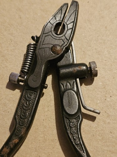 Antique vintage ornate saw set - antique,