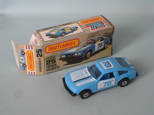 Matchbox toyota celica blue - celica,