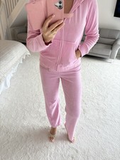 Juicy Couture Vintage Pink Tracksuit Size Uk 10,12