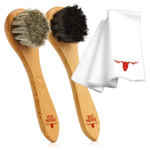 3pc shoe shine - shoe, brush