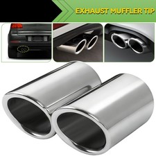 2x Car Rear Stainless Steel