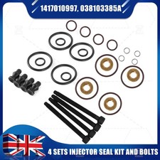 4 x INJECTOR SEAL KIT & BOLTS