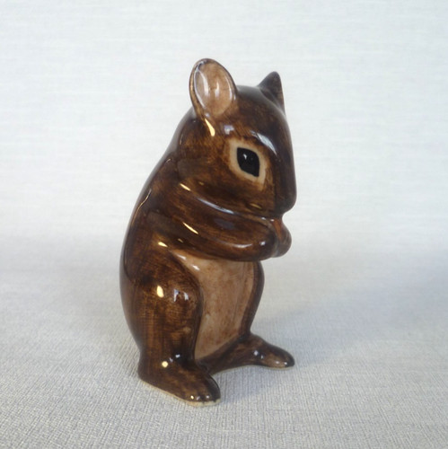 Quail ceramics brown mouse - brown,