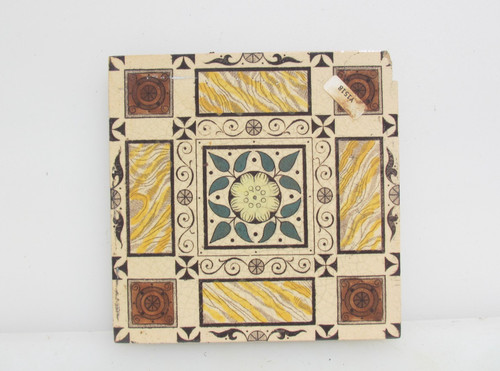 Victorian ceramic tile floral - victorian,