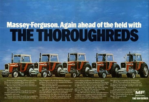 Vintage massey ferguson 500 - massey,