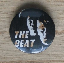 The Beat Ranking Roger Dave Wakeling Vintage 25mm Pin Badge 2 Tone Ska Go Feet