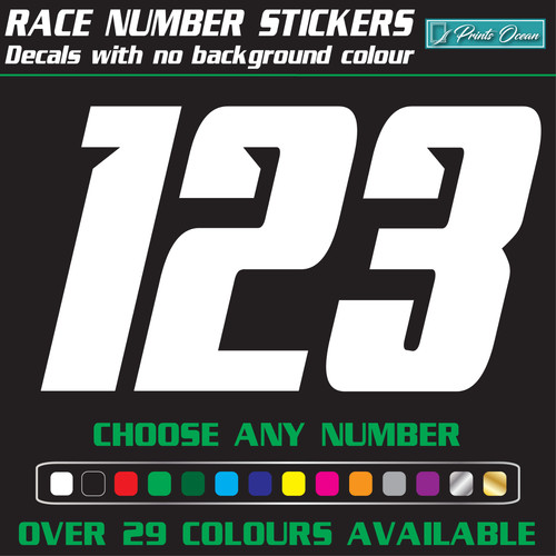 Custom racing numbers - racing,
