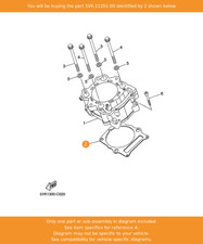 YAMAHA Gasket, Cylinder
