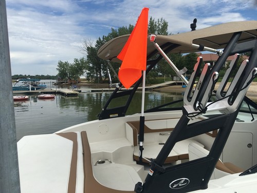 Wakeboard tower mount flag - mount,