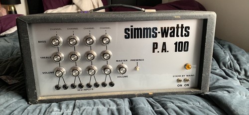Simms watts 100 guitar - simms-watts,