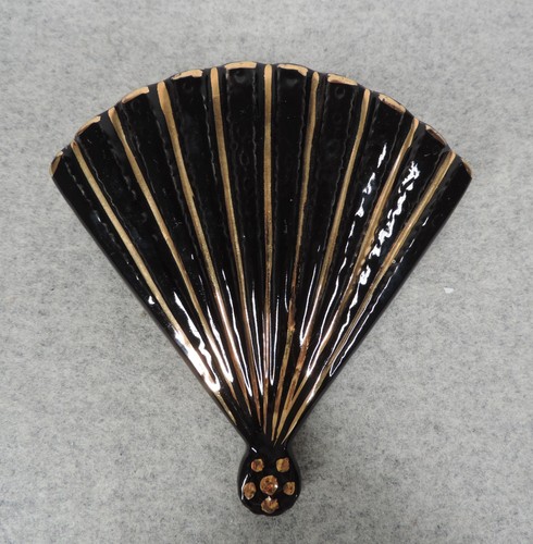 Vintage retro 50s black fan - vintage,