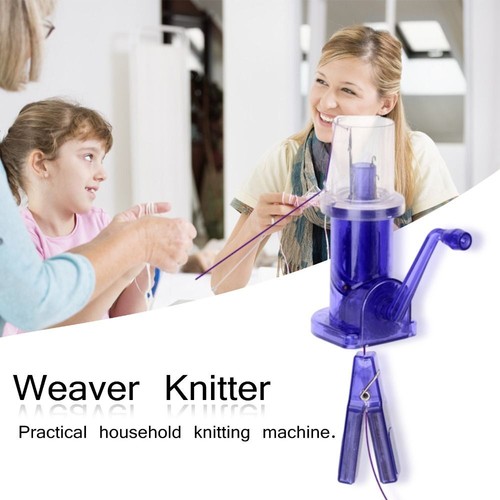 Diy knitting machine weave - knitting,